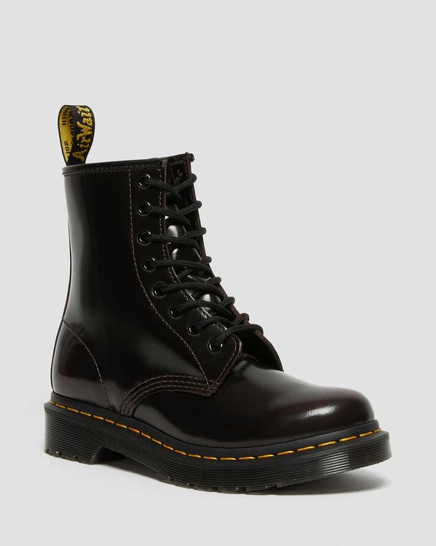 Dr. Martens 1460 Arcadia Lær Snørestøvler Dame Rød [8576SQMOR]